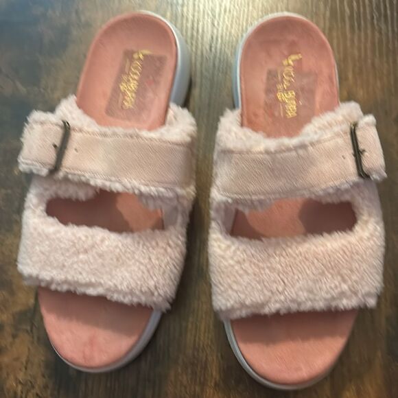 Koolaburra By Ugg Pasea Slide Pink Sandals Size 10 - Picture 5 of 11
